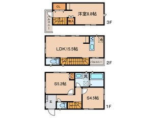 Kolet府中西府#07の物件間取画像